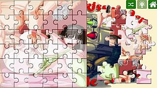hentai jigsaw puzzle christmas edition features assfucking game play trailer