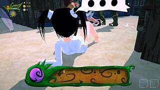 Sister nun overwhelmed by intense emotions in 3d gangbang hentai. Slave bar outdoor church scene.