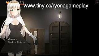 Cute lady having sex with knight man in sus ritual new 2022 hentai porn game