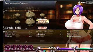 karryns prison part 3 waitress job with finger sucking warden 😏