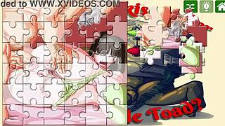 hentai jigsaw puzzle christmas edition features assfucking game play trailer