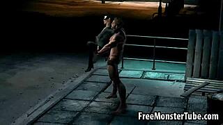 3d catwoman getting fucked hard by wolverine outdoors in hardcore anime