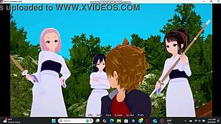 Akeno Himejima in DXD Devil Academy Gameplay