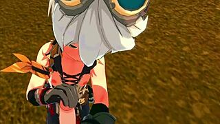 Genshin Impact Yaoi: Bennett And Razor Hard Sex Handjob Lick Dick Blowjob Fucked