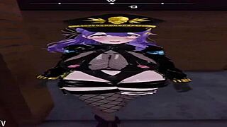 Hentai game 3d secrets of exposure purple hair guard girl masturbating wide 😏