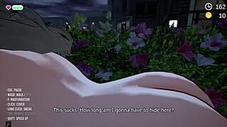 I feel the thrill watching Kusanagi streak nude in college hentai