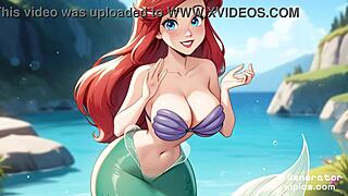 Have you seen Ariel the mermaid nude in this Disney hentai collection?