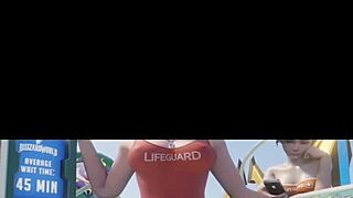 Mercy Lifeguard Cowgirl Animation In Overwatch 3D