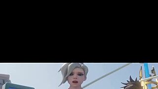 Mercy Lifeguard Cowgirl Animation In Overwatch 3D