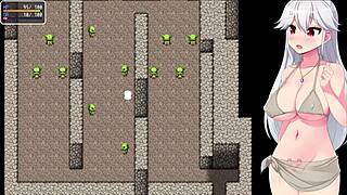 श्राइन मेडेन होल ऑफर करती है! मोन्स्टर्स से भरे नट रूम में गिरकर गैंगबैंग के लिए