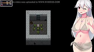 श्राइन मेडेन होल ऑफर करती है! मोन्स्टर्स से भरे नट रूम में गिरकर गैंगबैंग के लिए