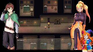 Konosuba hentai game part 4: goddess horny world को बिग टिट्स के साथ corrupt करती है