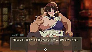 Elf Wife Cheats with Big Cock in Hentai Game NTR Rice