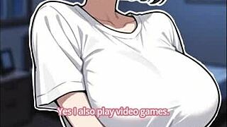 my girlfriend starts her streaming career by filming sex for the first time in this hentai game