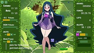 Stripping Brick Breaker Minigame