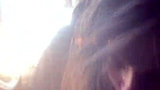 My cute lesbian friend sucks my cock so hard.