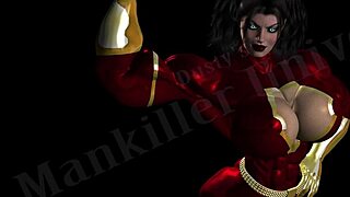 triplet lily makes a threat and shows her big tits