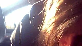 My cute lesbian friend sucks my cock so hard.