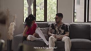 Young student tricked by boyfriend's older brother