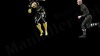 हॉली ट्रिपलेट बीटडाउन कोनोसुबा स्टाइल में