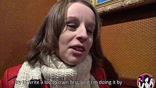 Shy pretty girl rose gets sodomized hard in front of camera