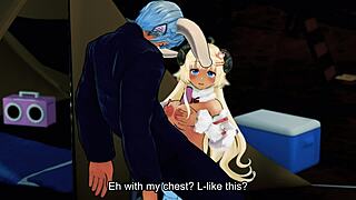 Tsunomaki watame gets fucked hard with bukkake