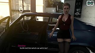 Bloody Passion Porn Game Denise Gives Handjob To Sell Car