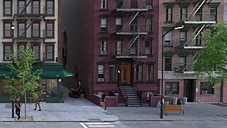 फकड व्होर नीयर ट्रैश कैन