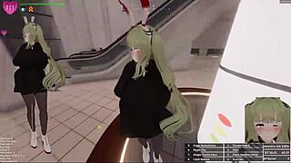 bunny girl exposing in the mall, wanna see?
