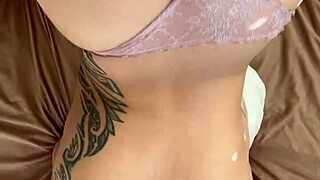 Asian teen sucks big black cock and receives creampie