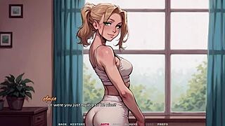 Redhead Step Sis Shows Swimsuit Revealing Posterior and Breasts Taboo Hentai Game