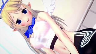 flonne from disgaea enjoys dressing in a sporty outfit with angelic charm