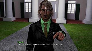 Being A Dik 47 - Sneaking Out Of The Preps Party With Sage The Beautiful Busty Redhead