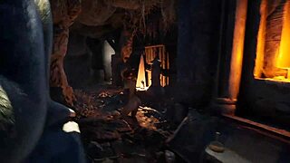 लारा क्रॉफ्ट 3डी हेंटाई गेम एनीमेशन में सेक्सी टॉम्ब खोलती है