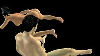 watching japanese man fuck indian bhabhi in doggy while rubbing pussy then mutual masturbation