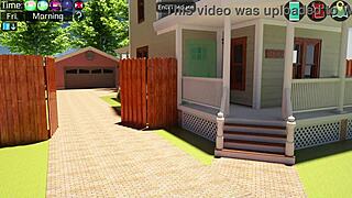 milfy city - full part 1 - perving on my stepsister & stepmoms big ass