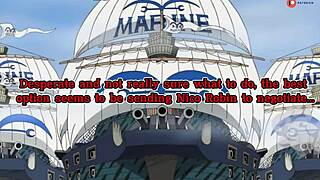 nico robin gets naughty with a marine