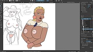 Big Tits Ebony Speed Paint - What Do You Think?