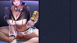 Ep2 fingering yafus shaved pussy and big tits king of kinks