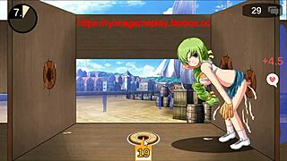 18 maid having sex with men in public in a maid with gloryhole new hentai gameplay