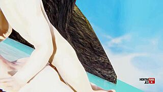 Lumine Gets Fucked On The Beach In Genshin Impact