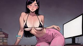 Purple haired college girl becomes my slut girlfriend