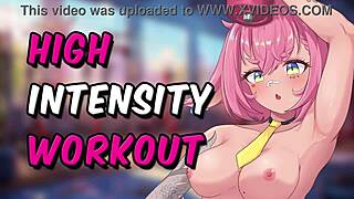 I enjoy an ASMR workout session with my personal trainer.