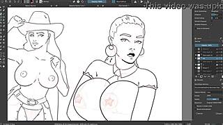 Big Tits Ebony Speed Paint - What Do You Think?