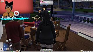 Sims 4: Revisiting Sims with Milf and Goth Milf Living Together