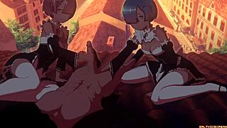 i can't stop watching this re zero hentai with big tits and ass