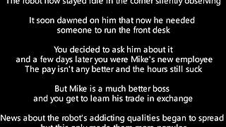 did you see me letting the sex toy bounce on my cock? silent statue.