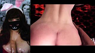 Milf explores her natural curves while viewing hentai