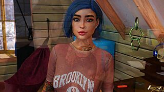 स्लीपओवर पर मेरी बस्ट्री रिच कॉलेज गर्लफ्रेंड और उसकी मोटी गंद के साथ चिलिंग