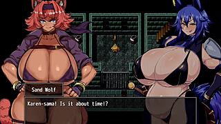 horny adventurer karen's exotic final with friends 😈